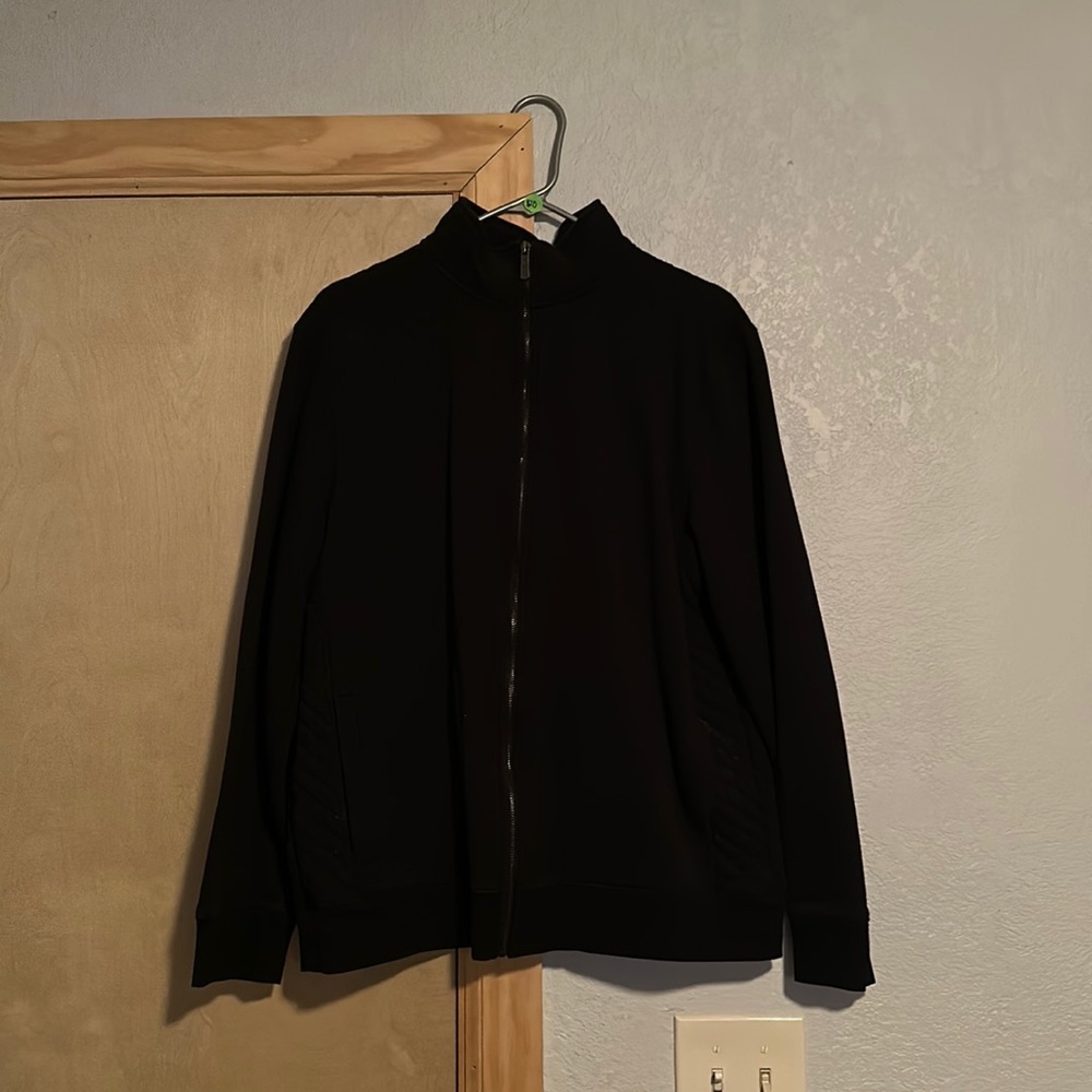 Black apt. 9 zip up. Size large